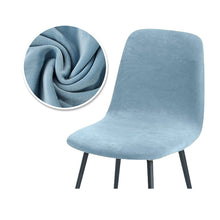 Load image into Gallery viewer, Short Back Chair Cover Stretch Slipcovers Elastic Seat Chair Covers Dining Room Bar Office Party