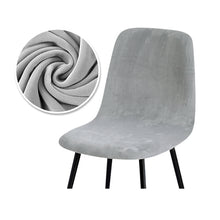 Load image into Gallery viewer, Short Back Chair Cover Stretch Slipcovers Elastic Seat Chair Covers Dining Room Bar Office Party