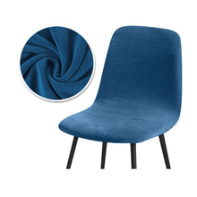 Load image into Gallery viewer, Short Back Chair Cover Stretch Slipcovers Elastic Seat Chair Covers Dining Room Bar Office Party