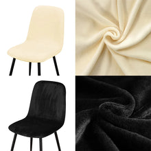 Load image into Gallery viewer, Short Back Chair Cover Stretch Slipcovers Elastic Seat Chair Covers Dining Room Bar Office Party