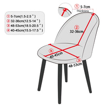 Load image into Gallery viewer, 1/2/4/6 Pcs Duckbill Polar Fleece Fabric Chair Cover Style Big Elastic Cushion Seat Covers Fashion Home Decoration