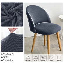 Load image into Gallery viewer, 1/2/4/6 Pcs Duckbill Polar Fleece Fabric Chair Cover Style Big Elastic Cushion Seat Covers Fashion Home Decoration