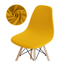 Load image into Gallery viewer, Seat Cover For Shell Chair Diamond Plaid Mid-Century Armless Shell Chair Cover Banquet Home Slipcover
