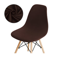 Load image into Gallery viewer, Seat Cover For Shell Chair Diamond Plaid Mid-Century Armless Shell Chair Cover Banquet Home Slipcover