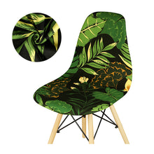 Load image into Gallery viewer, Seat Cover For Shell Chair Diamond Plaid Mid-Century Armless Shell Chair Cover Banquet Home Slipcover