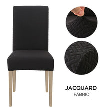Load image into Gallery viewer, 1/2/4/6pcs Dining Chair Cover Jacquard Spandex Slipcover Protector Case Stretch for Kitchen Chair Seat Hotel Banquet Elastic