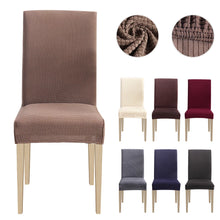 Load image into Gallery viewer, 1/2/4/6pcs Dining Chair Cover Jacquard Spandex Slipcover Protector Case Stretch for Kitchen Chair Seat Hotel Banquet Elastic