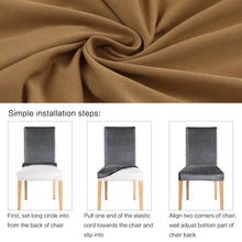 Load image into Gallery viewer, 1/2/4/6Pcs Chair Cover Home Spandex Stretch Elastic Slipcovers Chair Covers For Kitchen Dining Room Wedding Banquet Home