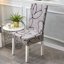 Load image into Gallery viewer, 1/2/4/6pcs Chair Cover Stretch Dining Room Chair Covers for Kitchen Spandex Seat Case Wedding Hotel Office Banquet Slipcovers