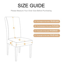 Load image into Gallery viewer, 1/2/4/6pcs Chair Cover Stretch Dining Room Chair Covers for Kitchen Spandex Seat Case Wedding Hotel Office Banquet Slipcovers