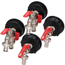 Load image into Gallery viewer, S60 Coarse Thread IBC Tank Tap Connecter x 16mm 1/2'' 3/4'' Water Coupling Adapter Garden Home Replacement Valve Fitting Faucet