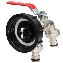 Load image into Gallery viewer, S60 Coarse Thread IBC Tank Tap Connecter x 16mm 1/2'' 3/4'' Water Coupling Adapter Garden Home Replacement Valve Fitting Faucet