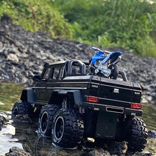 Load image into Gallery viewer, 1:28 BenzsG63 G63 6*6 Big Tyre Off-Road Vehicle Alloy Pickup Car Model Diecast & Toy Vehicles Metal Car Model Childrens Toy Gift