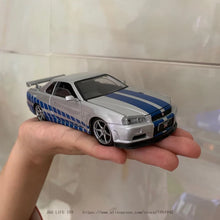 Load image into Gallery viewer, 1:32 Nissan Skyline Ares Diecasts & Toy Vehicles Metal Toy Car Model High Simulation Pull Back Collection Kids Toys