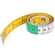 Load image into Gallery viewer, 1.5m Body Measuring Ruler Sewing Tailor Tape Measure Mini Soft Flat Ruler Centimeter Meter Sewing Measuring Tape