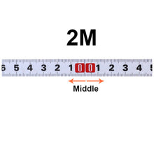 Load image into Gallery viewer, Stainless Steel Miter Track Tape Measure Self Adhesive Metric Scale Ruler Rust-Proof Durable and Wear-Resistan Ruler 1-5m