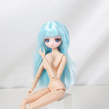 Load image into Gallery viewer, 1/6 BJD Doll 1/12 16cm 30cm Doll Make-up 3D Eyes Long Hair Body Beautiful Princess Baby Girl 12 Inch Doll DIY Toy for Girls