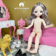 Load image into Gallery viewer, 1/6 BJD Doll 1/12 16cm 30cm Doll Make-up 3D Eyes Long Hair Body Beautiful Princess Baby Girl 12 Inch Doll DIY Toy for Girls