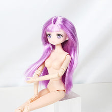 Load image into Gallery viewer, 1/6 BJD Doll 1/12 16cm 30cm Doll Make-up 3D Eyes Long Hair Body Beautiful Princess Baby Girl 12 Inch Doll DIY Toy for Girls