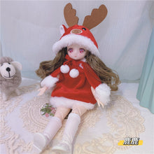 Load image into Gallery viewer, 1/6 Bjd Anime Doll Full Set 28cm Cute Comic Face Doll Toys with Clothes Accessories Girl Dress Up Toy for Children