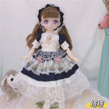 Load image into Gallery viewer, 1/6 Bjd Anime Doll Full Set 28cm Cute Comic Face Doll Toys with Clothes Accessories Girl Dress Up Toy for Children