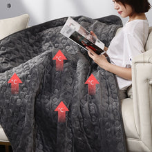 Load image into Gallery viewer, 1.6x1.2m/1.8x1.5M Winter Warmer Heater Double Sided Flannel Electric Blanket Thermostatic Washable Heating Electric Blanket Pad