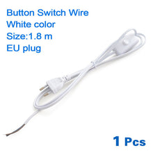 Load image into Gallery viewer, 1.8m 2-Core-Power-Supply-Cable Lamp-Connector Power-Controller Extension LED-Test-Light-Wire Button-Switch EU-Plug 220V 110V