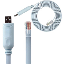 Load image into Gallery viewer, 1.8M USB To RJ45 For Cisco USB Console Cable CONSOLE Debug line A7H5 for Cisco H3C HP Arba 9306 huawei router rollover console