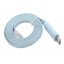 Load image into Gallery viewer, 1.8M USB To RJ45 For Cisco USB Console Cable CONSOLE Debug line A7H5 for Cisco H3C HP Arba 9306 huawei router rollover console