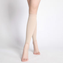 Load image into Gallery viewer, 1 Pair Compression Leg Sleeve Relieve Varicose Veins Circulation Compression Slimming Stovepipe Sport Legwarmers Women Knee Pads