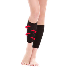 Load image into Gallery viewer, 1 Pair Compression Leg Sleeve Relieve Varicose Veins Circulation Compression Slimming Stovepipe Sport Legwarmers Women Knee Pads