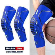 Load image into Gallery viewer, 1Pair Fitness Anti-Collision Leg Pads Brace Elastic Knee Cover for Outdoor Sports Riding Basketball Protective Gear Men Women