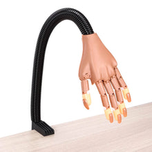 Load image into Gallery viewer, 1 Practice False Hand+100pcs Nail Tip Flexible Holder Adjustable DIY Nail Art Model Hand Manicure Tool Training Supply Movable