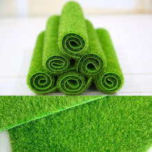 Load image into Gallery viewer, 1Pcs 15cm/30cm Artificial Grassland Simulation Moss Lawn Turf Fake Green Grass Mat Carpet DIY Micro Landscape Home Floor Decor