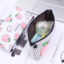Load image into Gallery viewer, Pencil Case School Stationary Receive Black Tools Makeup Pouch Cosmetics Case