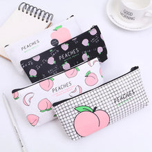 Load image into Gallery viewer, Pencil Case School Stationary Receive Black Tools Makeup Pouch Cosmetics Case