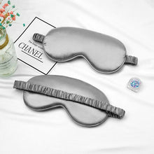 Load image into Gallery viewer, Imitated Silk Sleep Eye Mask Portable Travel Eyepatch Nap Eye Patch Rest Blindfold Eye Cover Sleeping Mask Night Eyeshade