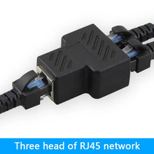 Load image into Gallery viewer, 1 To 2 Ways Network LAN Cable Ethernet Female Cat6 RJ45 Splitter Connector Adapter UTP Cat7 5e Conector Switch Adapters Coupler