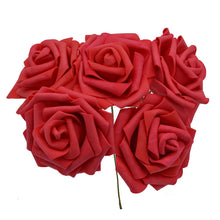 Load image into Gallery viewer, 10/20/30 Heads 8CM New Artificial PE Foam Rose Flowers Bride Bouquet Home Flower Wedding Decorations Scrapbooking DIY Flower