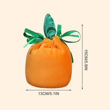 Load image into Gallery viewer, 10/20Pcs Halloween Candy Bags Velvet Pumpkin Bat Antlers Trick or Treat Gift with String Christmas Packing Bags for Party Decor