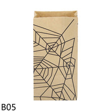Load image into Gallery viewer, 10/20pcs Halloween Theme Packaging Paper Bags Cookie Candy Bag Wizard Pumpkin Head Gift Bags Home Halloween Party Decorations