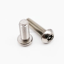 Load image into Gallery viewer, Screws 10/50x M2.5 M3 M4 M5 M6 304 stainless steel Six Lobe Torx Button Round Head with Pin Tamper Proof Anti Theft Security Screw Bolt