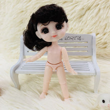Load image into Gallery viewer, 10.5cm Dolls Body 14 Movable Jointed for 1/12 BJD Doll Toy Nude Body Accessories for 13CM Doll