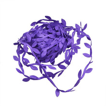 Load image into Gallery viewer, 10 Meter Silk Leaf-Shaped Handmake Artificial green Leaves For Wedding Decoration Wreath Gift Scrapbooking Craft Fake Flower