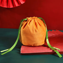 Load image into Gallery viewer, 10 Pcs Pumpkin Gift Bags Little Hallowee Gift Bags With Drawstring Thanksgiving Pumpkin Candy Bags For Gift Goodies Candy Snacks