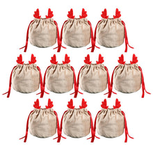 Load image into Gallery viewer, 10 Pcs Pumpkin Gift Bags Little Hallowee Gift Bags With Drawstring Thanksgiving Pumpkin Candy Bags For Gift Goodies Candy Snacks