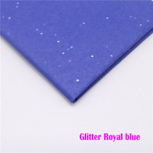 Load image into Gallery viewer, 10 Sheets Glitter Tissue Paper Flower Clothing Shirt Shoes Gift Packaging Craft Paper Roll Wine Wrapping Papers