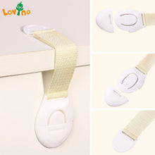 Load image into Gallery viewer, 10pcs/Lot Drawer Door Cabinet Cupboard Toilet Safety Locks Baby Kids Safety Care Plastic Locks Straps Infant Baby Protection