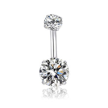 Load image into Gallery viewer, 10 Style Belly Button Rings for Women Men Stainless Steel Navel Rings CZ Body Piercing Jewery 14G