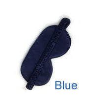 Load image into Gallery viewer, 16 Momme Mulberry Pure Silk Eye Cover Double-Side Eye Shade Sleeping Eye Mask Cover Eyepatch Blindfolds Health Sleep Shield